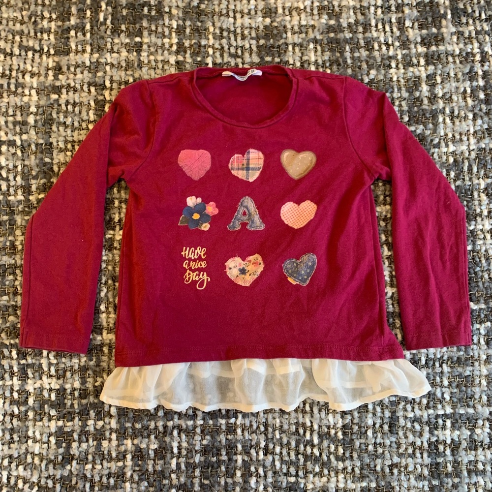 Mayoral “have a nice day” Long sleeve Tee in size 3T